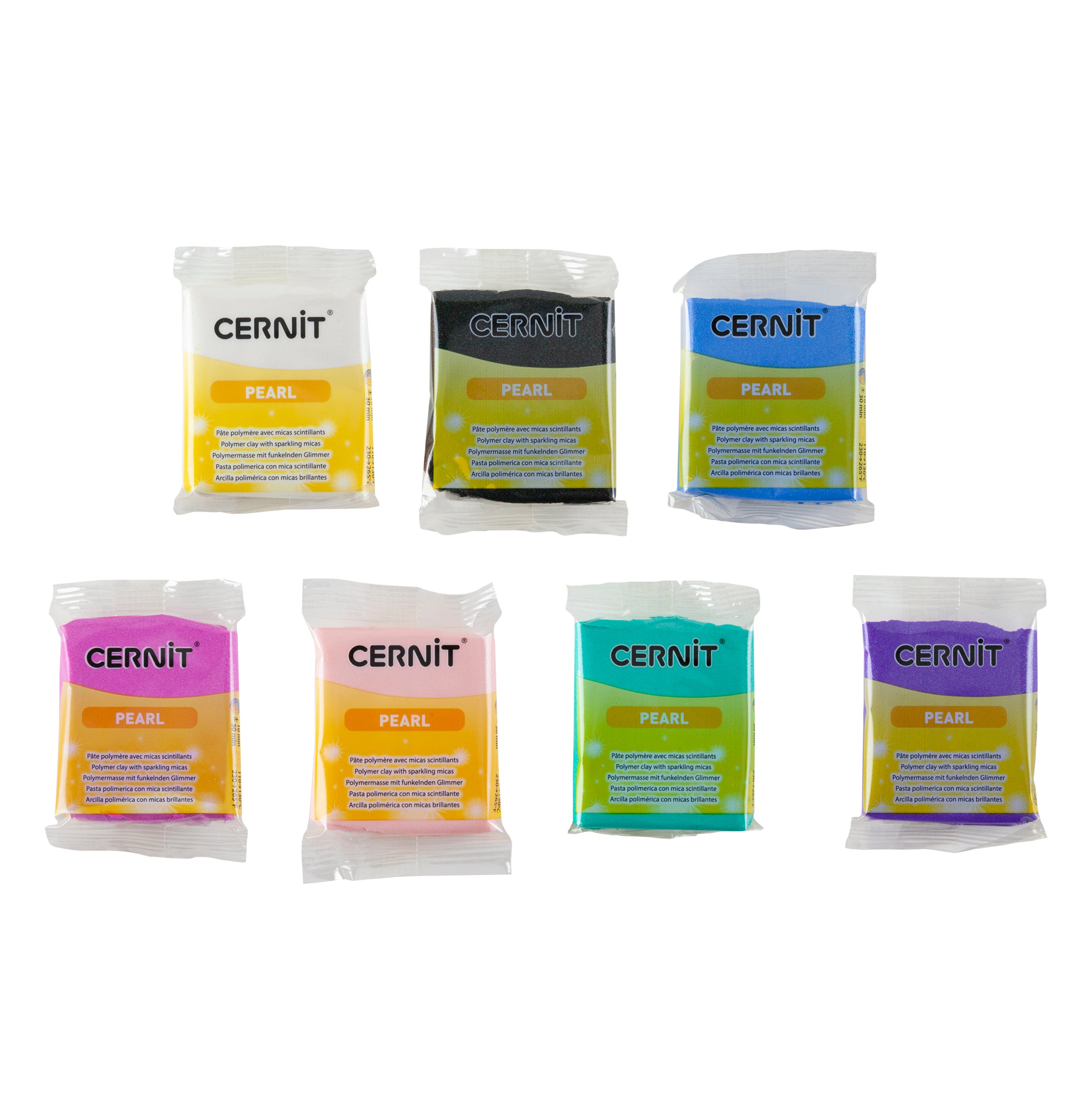 Cernit Translucent Polymer Clay - Night Glow 2oz (56g) block