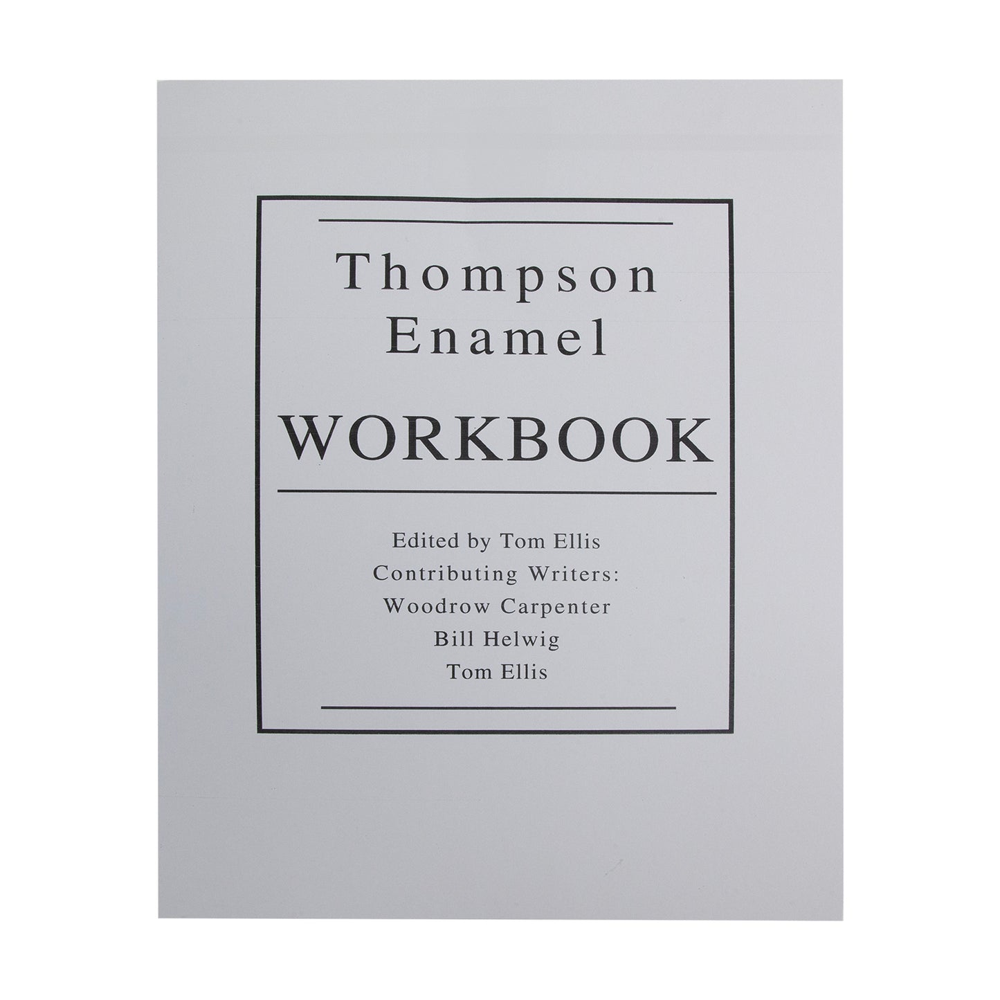 Book: Thompson Enamel Workbook