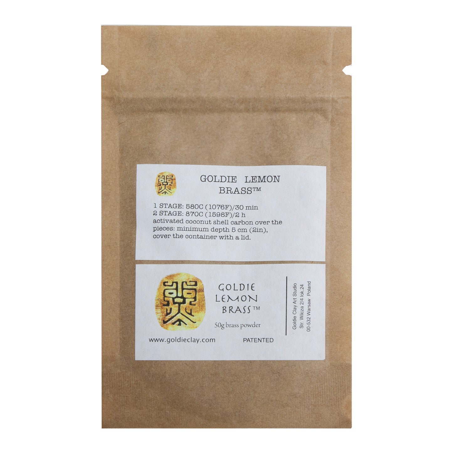 Goldie Lemon Brass™ Powder Clay 50g