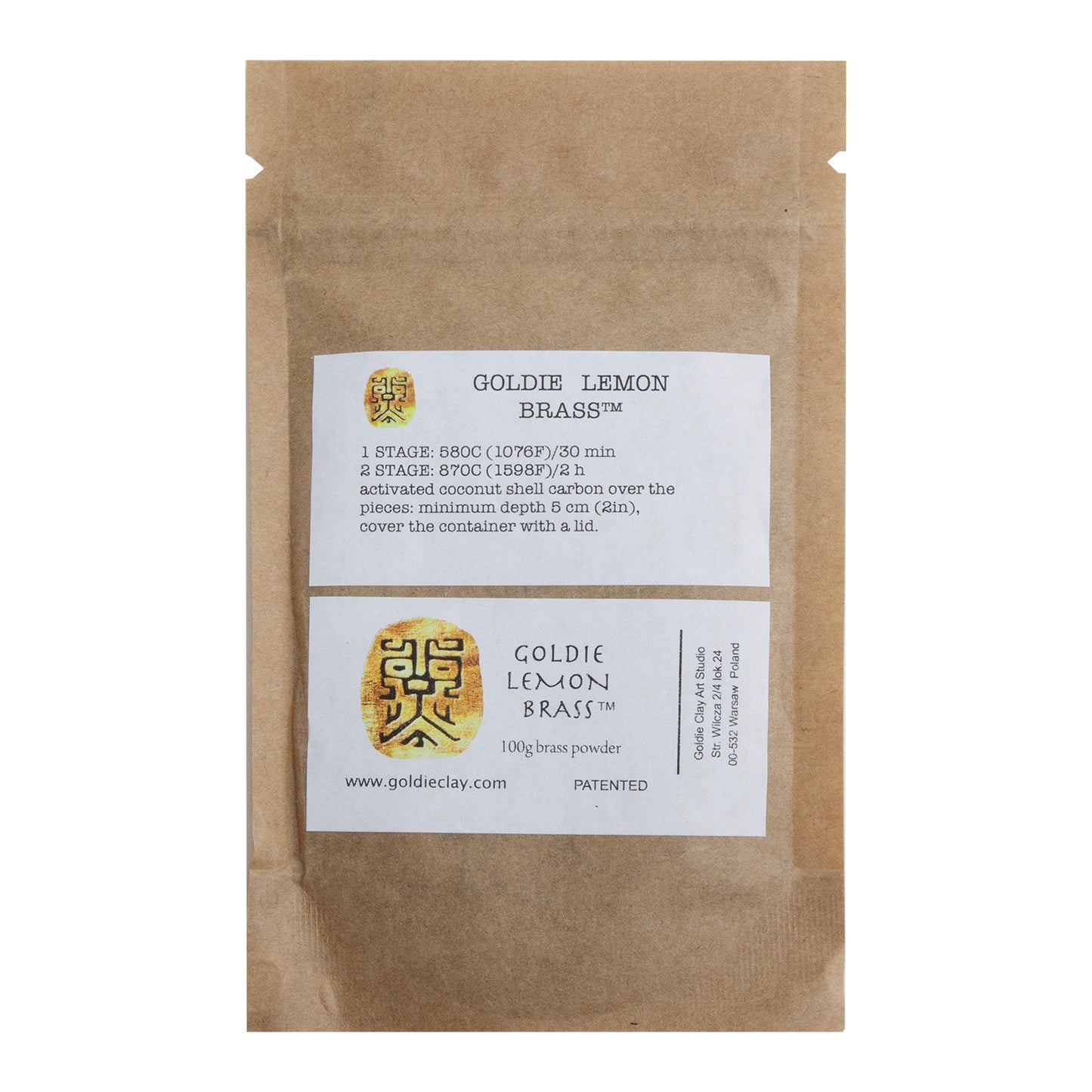 Goldie Lemon Brass™ Powder Clay 100g