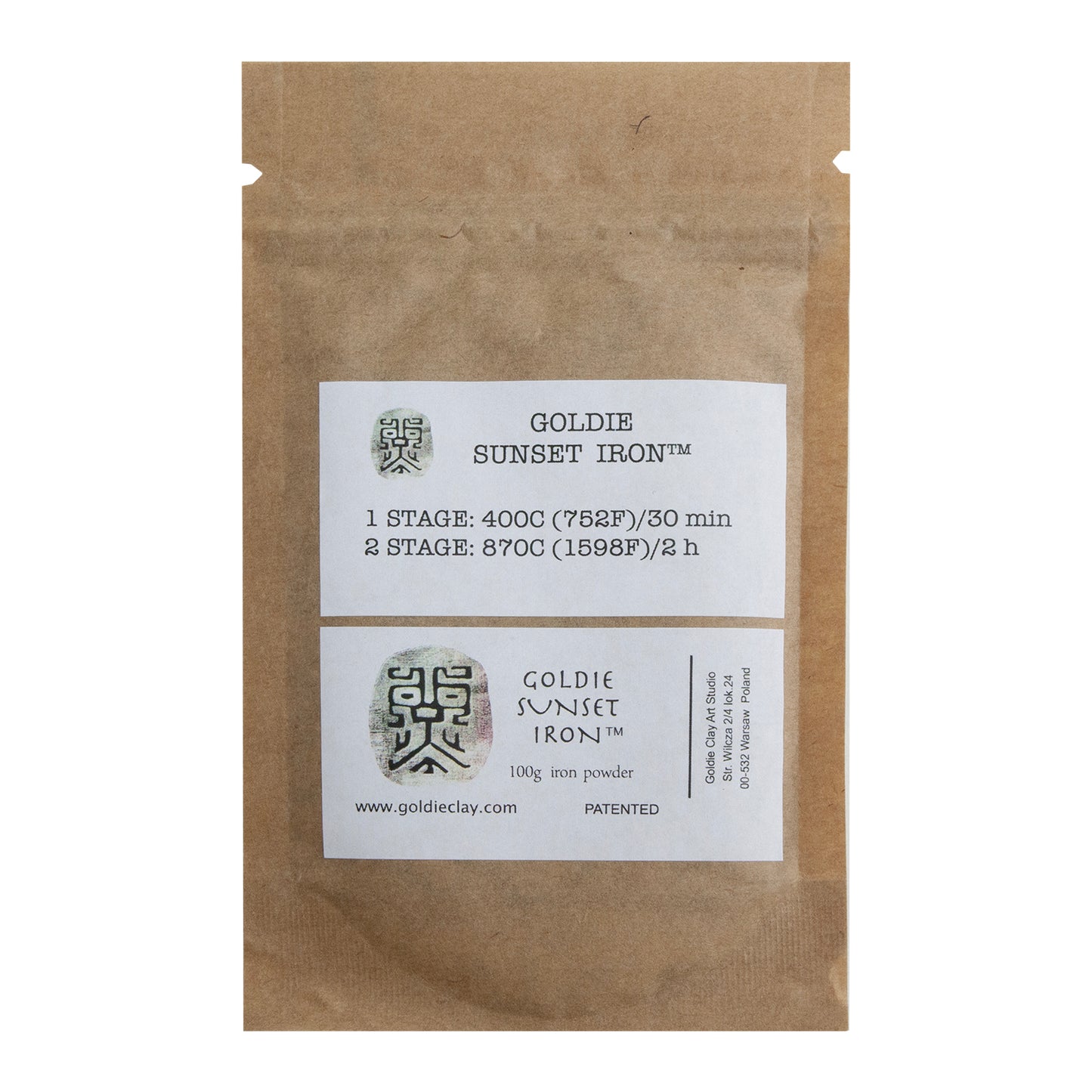 Goldie Sunset Iron™ Powder Clay 100g