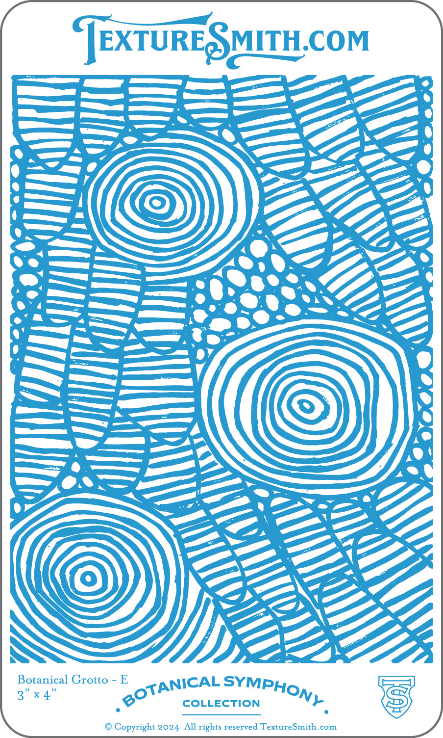 graphic Texture Smith Texture Mat - Botanical Symphony Collection - Botanical Grotto
