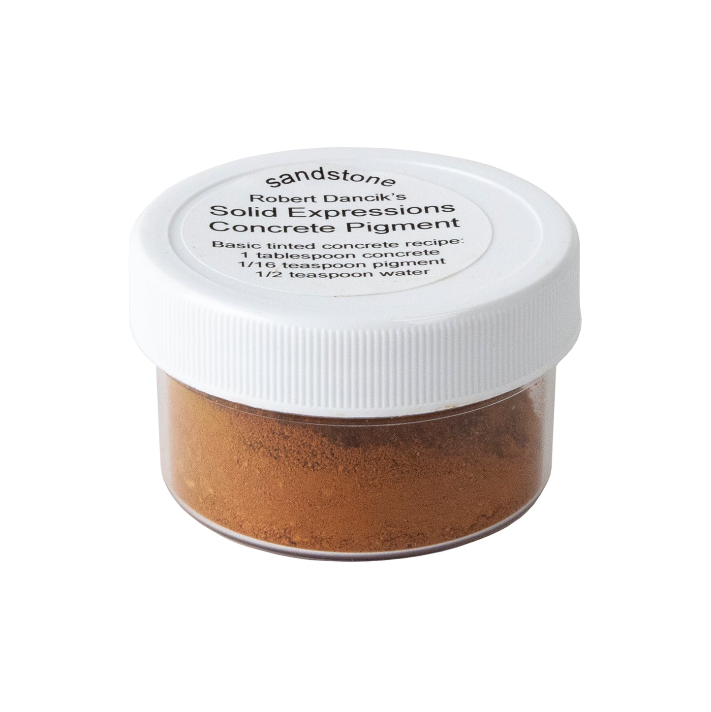 jar of Solid Expressions - Concrete Pigment - Sandstone - .5oz
