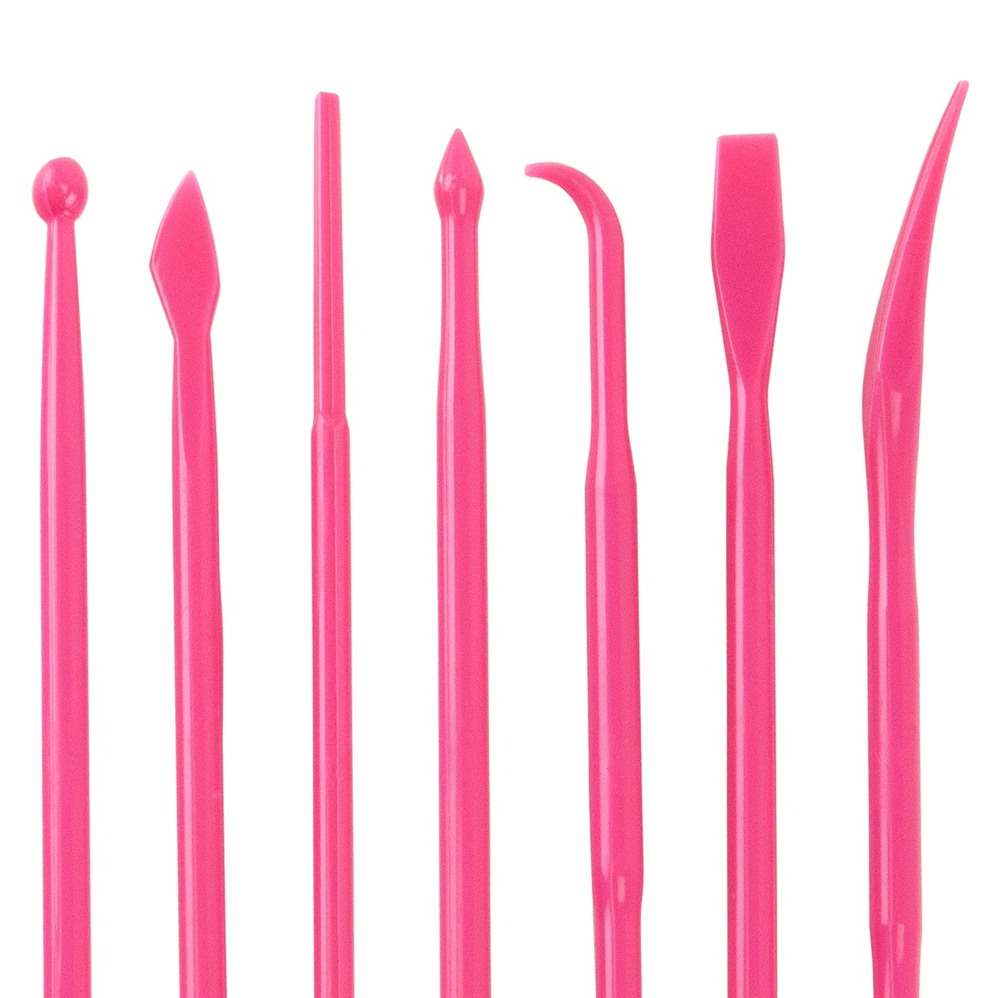 pink Double Ended Sculpting Carving Tools - Set of 14
These double ended sculpting carving tools give you more options to shape your clay pieces into the masterpiece you envision. An assortment of heads to create any detail.
