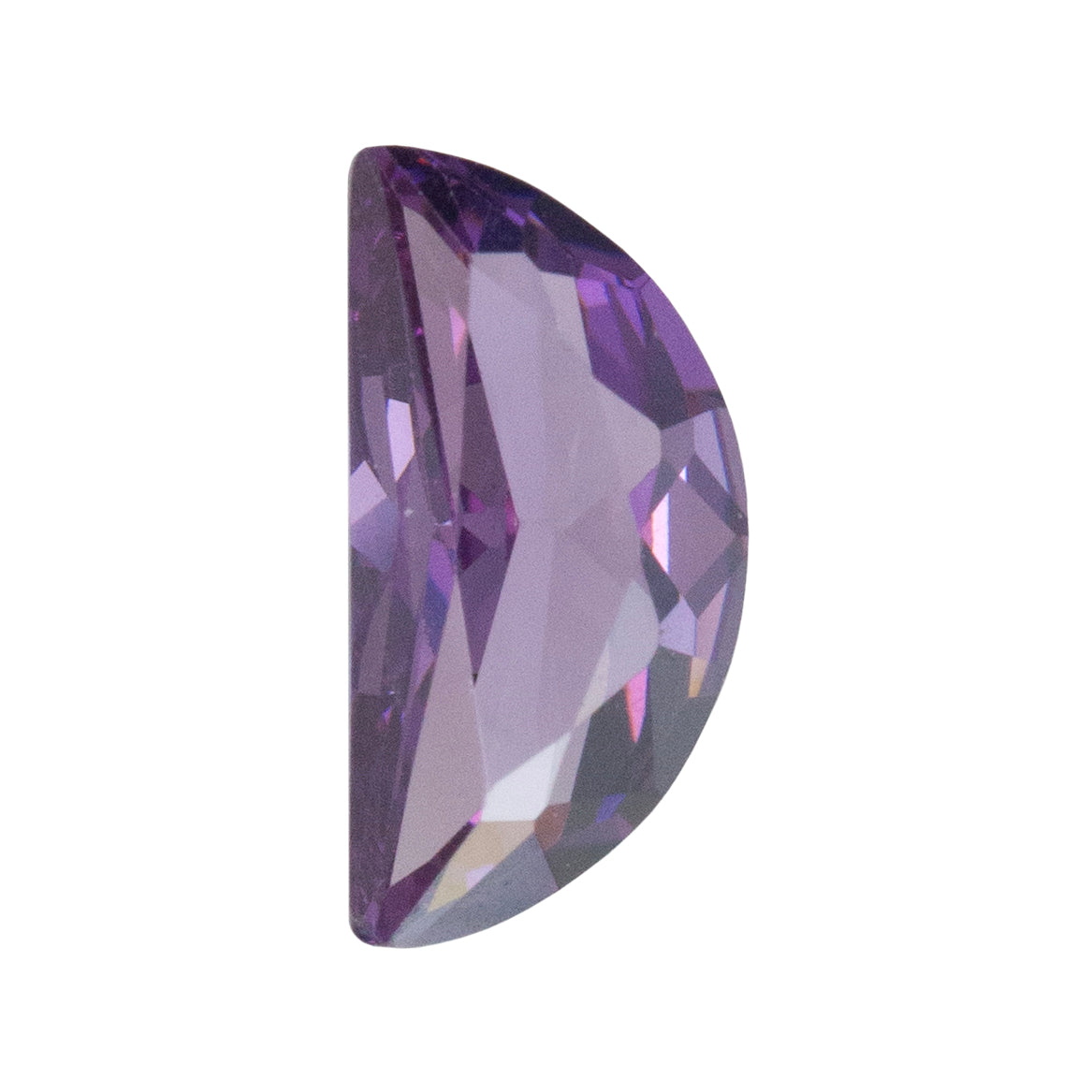 Cubic Zirconia - Amethyst - Moon