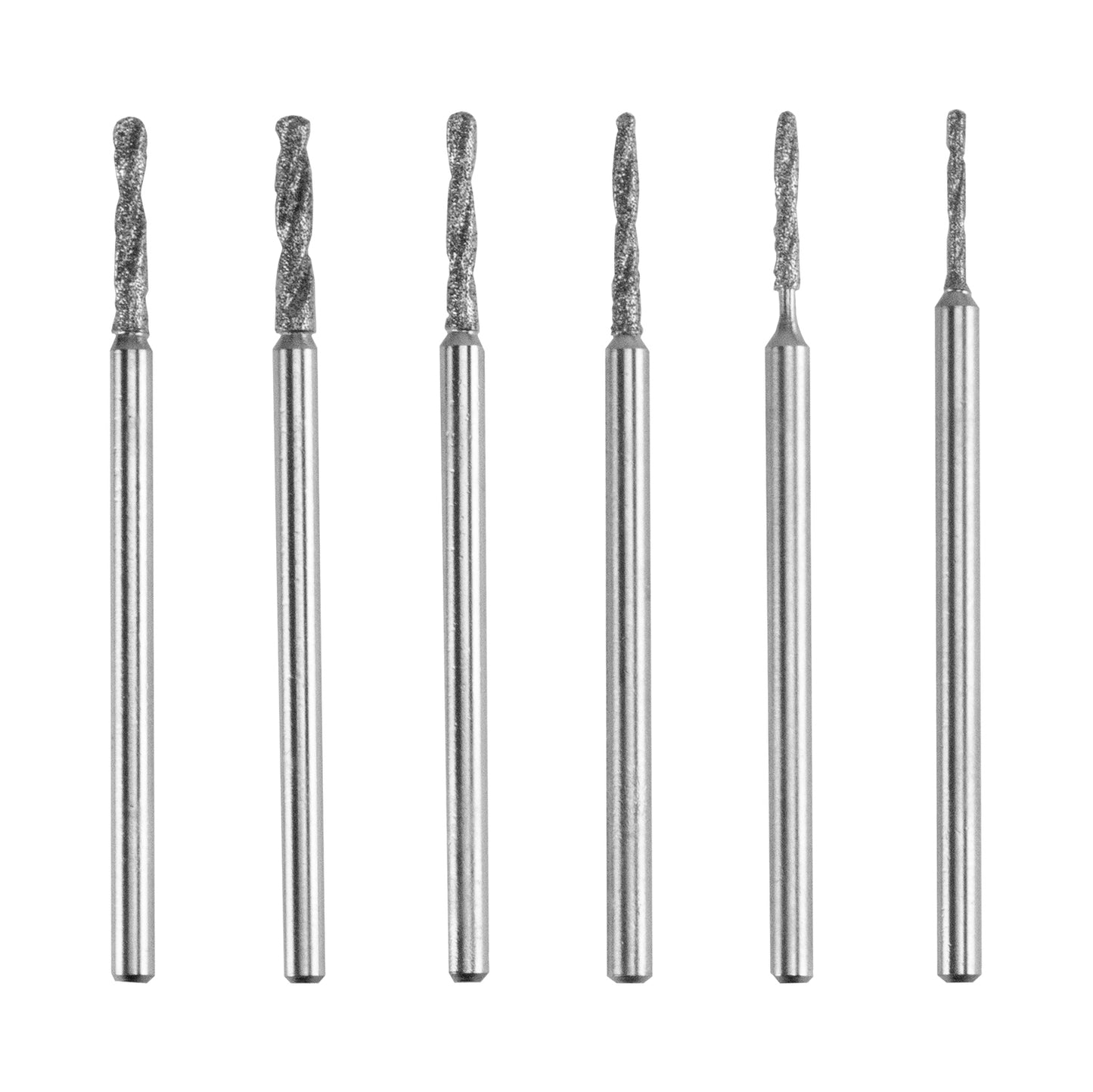 Drill Set - Diamond coated Swiss - 6 Piece