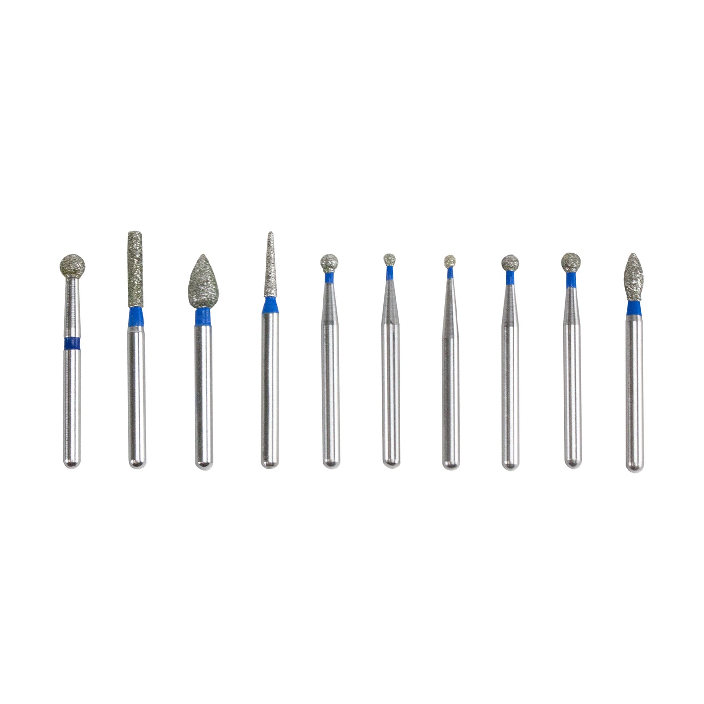 Micro Rotary Hand Tool Kit The Micro Rotary Hand Tool Kit includes: Cordless Rotary Tool Micro Diamond Burs Set/10 in Stand 4mm Knife Edge Wheel Diamond Bur Round Pink grinding stone 1/2" Round Pink Grinding Stone 3/8" Brass Collet Set (1/32", 1/16", 3/32", 1/8") 2 pieces of Clear Acrylic for assembling Safety shield Sanding Tray