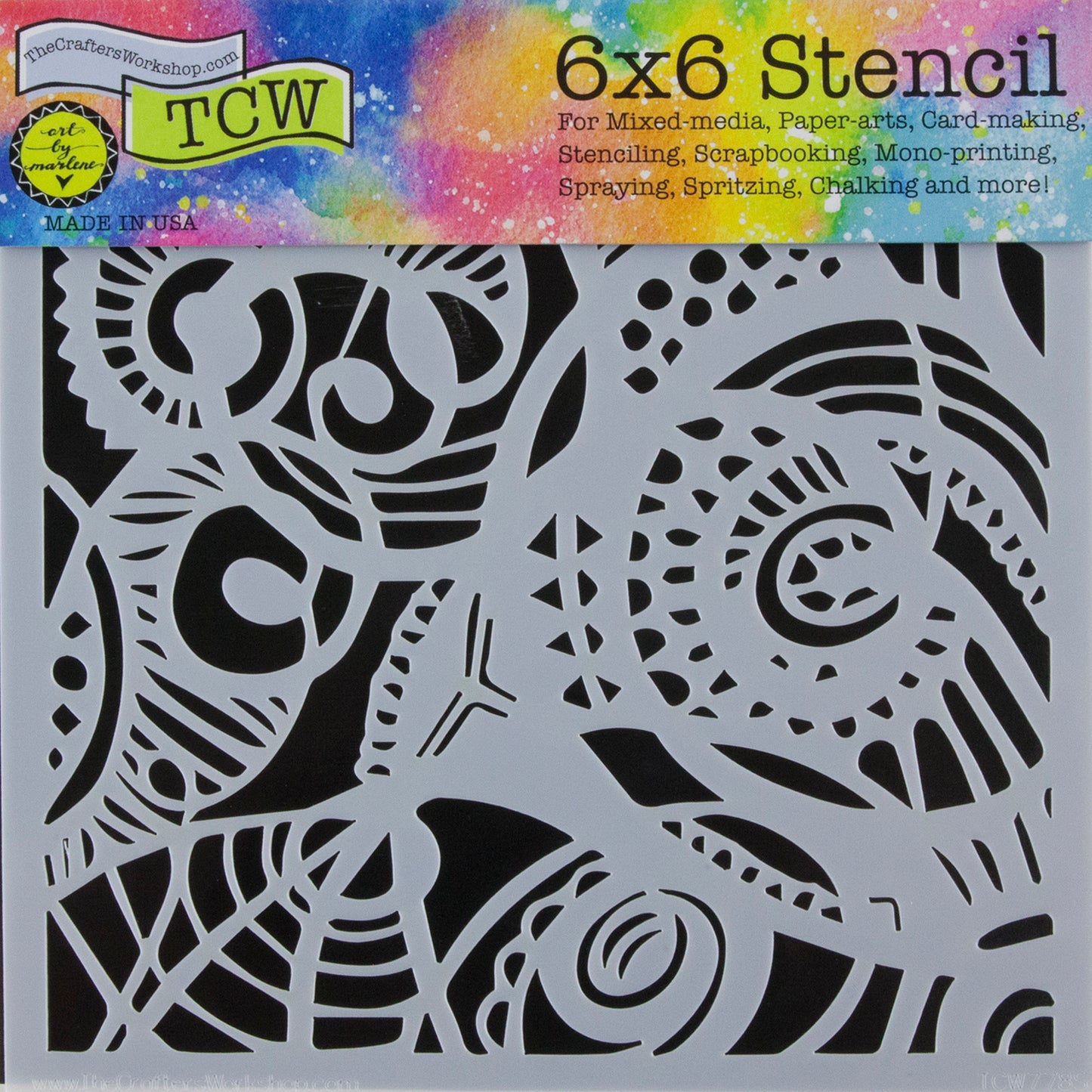 Design Stencil - Free Swirl