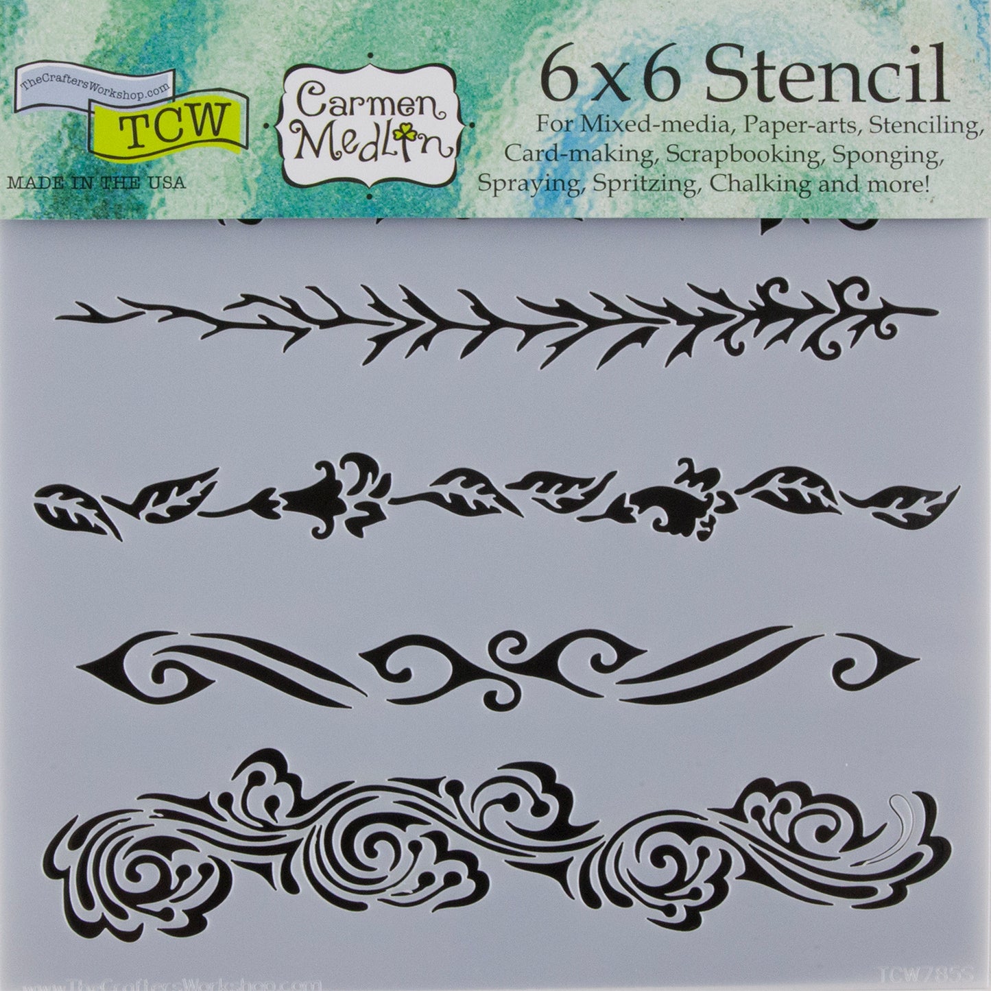 Design Stencil - Ornate Borders