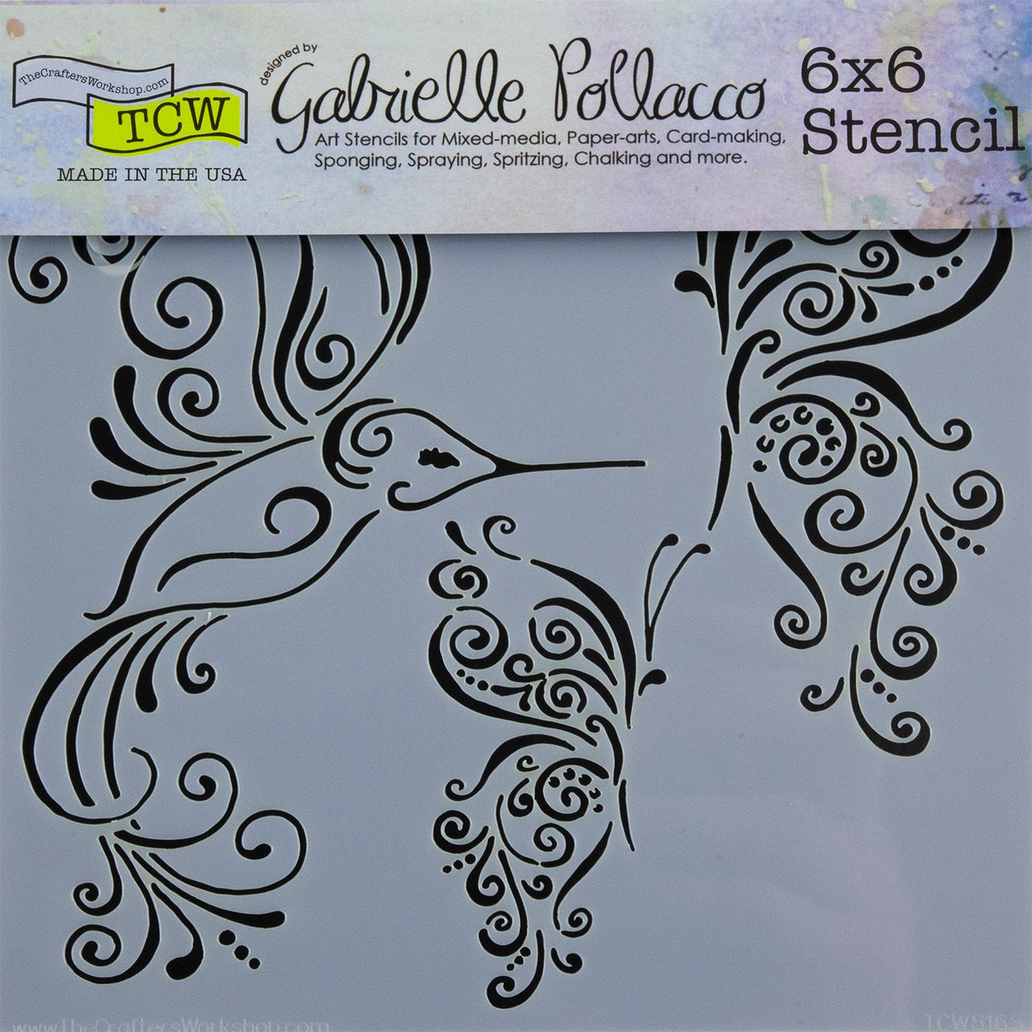 Design Stencil - Bird & Butterflies