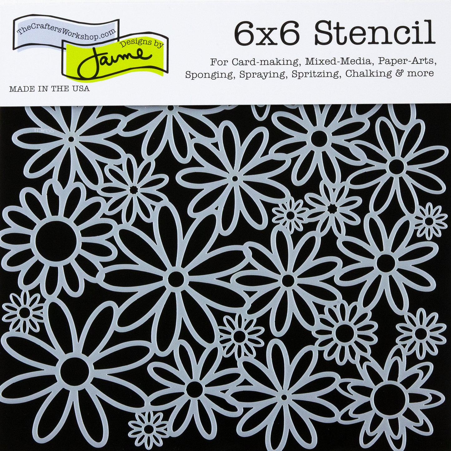 Design Stencil - Daisy Cluster