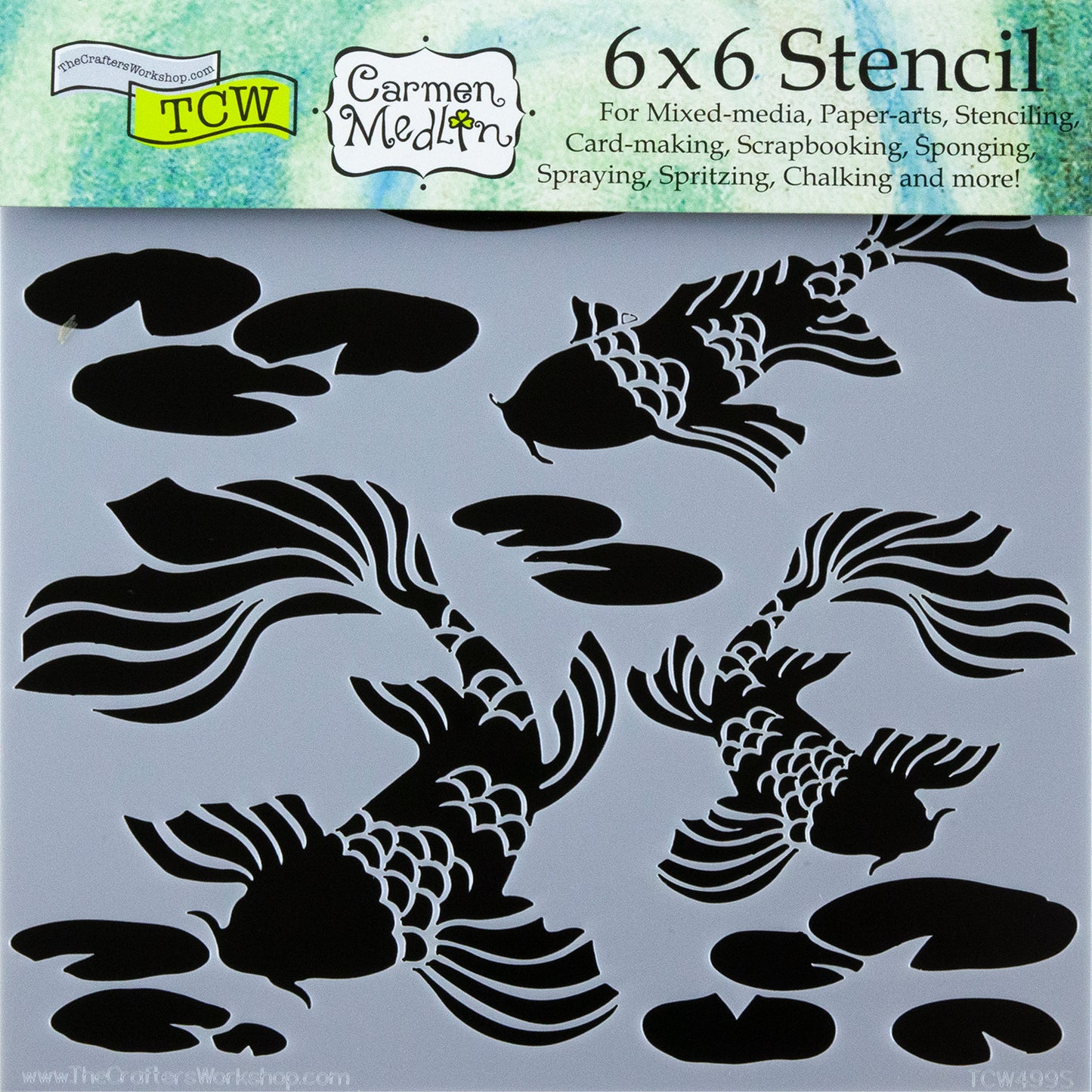 Design Stencil - Koi Pond