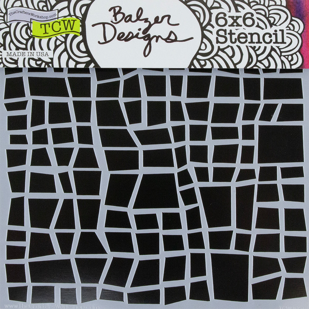 Design Stencil - Handcut Net Enhance your enamel with our Design Stencils for Enameling. Add flair and dimension to your enamel creations. Easy to clean and reuse! Emboss clay to create texture. Stencil is 6" x 6" Made in the USA