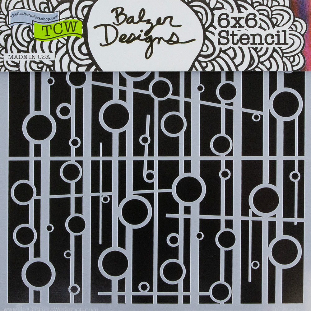 Design Stencil - Cosmic Music Enhance your enamel with our Design Stencils for Enameling. Add flair and dimension to your enamel creations. Easy to clean and reuse! Emboss clay to create texture. Stencil is 6" x 6"