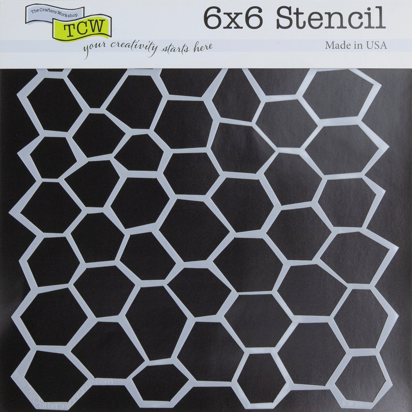 Design Stencil - Wonky Honeycomb
