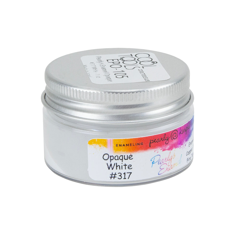 jar of Pearly’s Enamel Opaque White - 1 oz