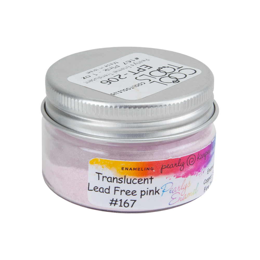 jar of Pearly’s Enamel Translucent Pink - 1 oz