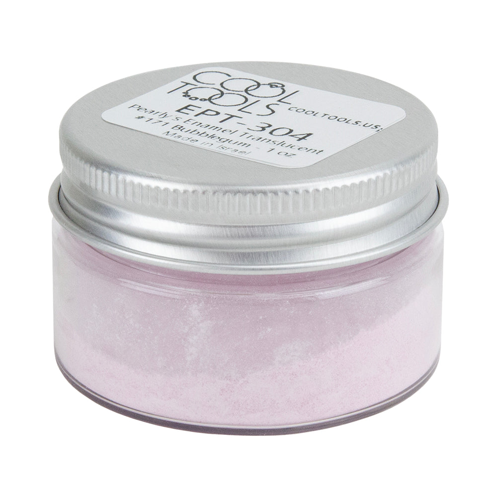 jar of Pearly’s Enamel Translucent Bubblegum - 1 oz