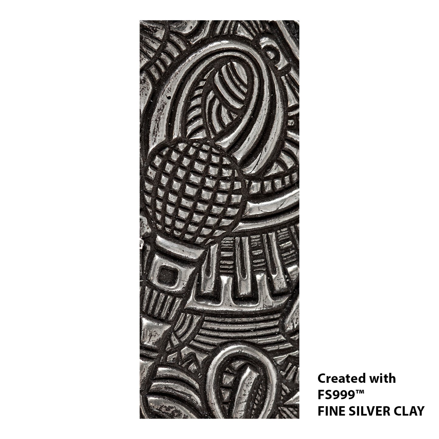 silver sample of Long Mega Texture Tile - Rock Around The Clock