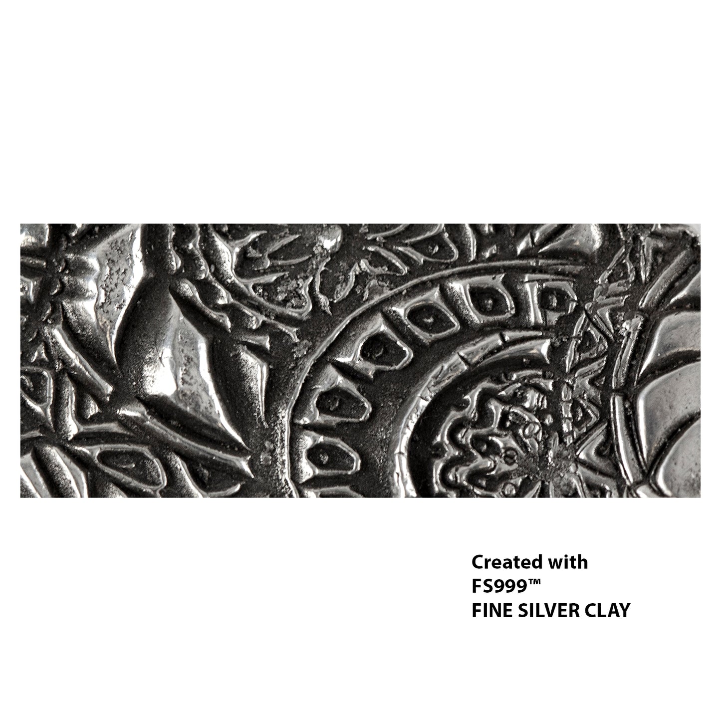 silver sample of Long Mega Texture Tile - Kaleidoscope Overload