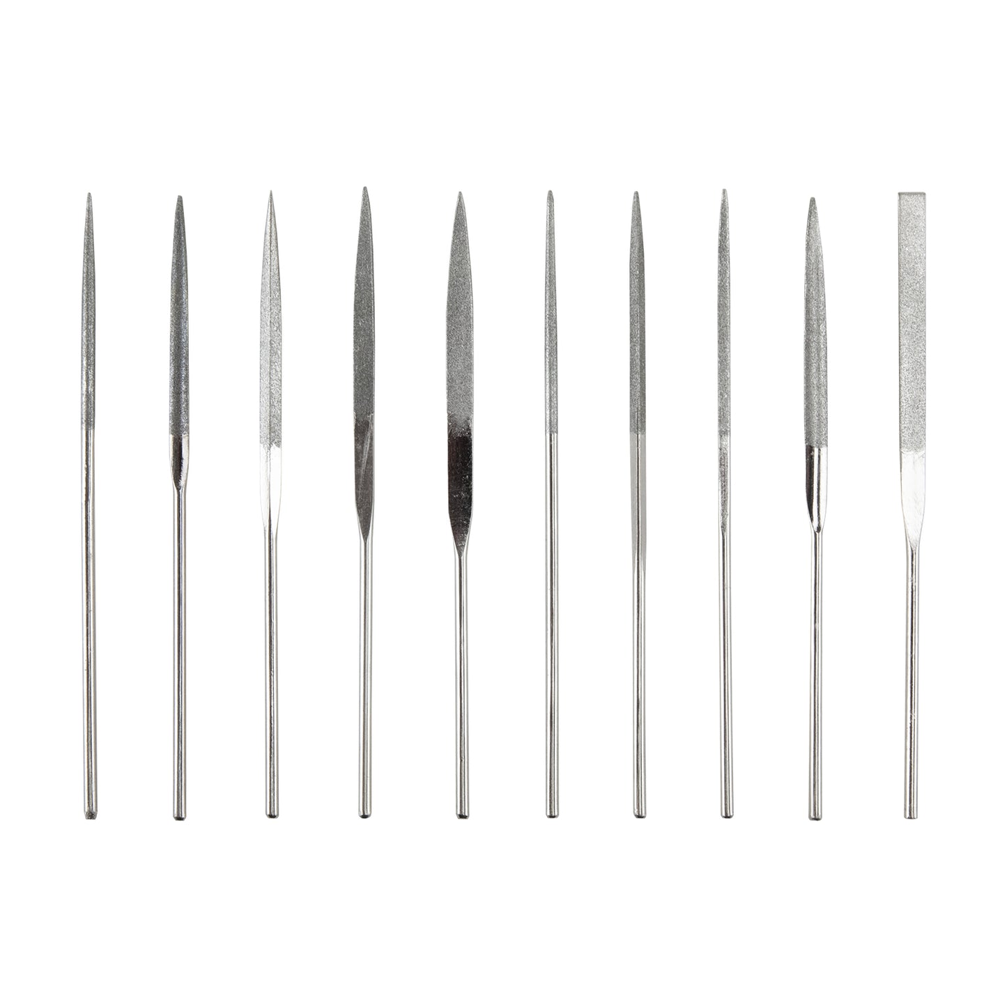 Diamond Needle File Set
Use this diamond file set to file metal. Very fine diamond abrasive. This carving and sanding file is excellent for use with metal clay greenware.