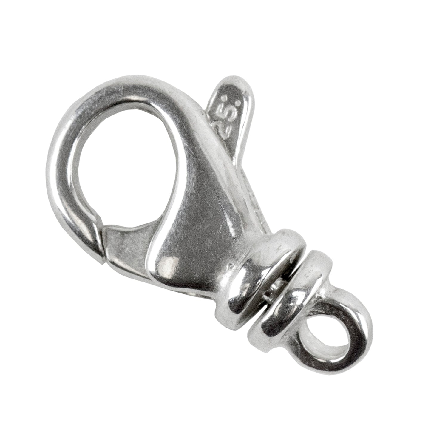 Sterling Silver Swivel Lobster Clasp