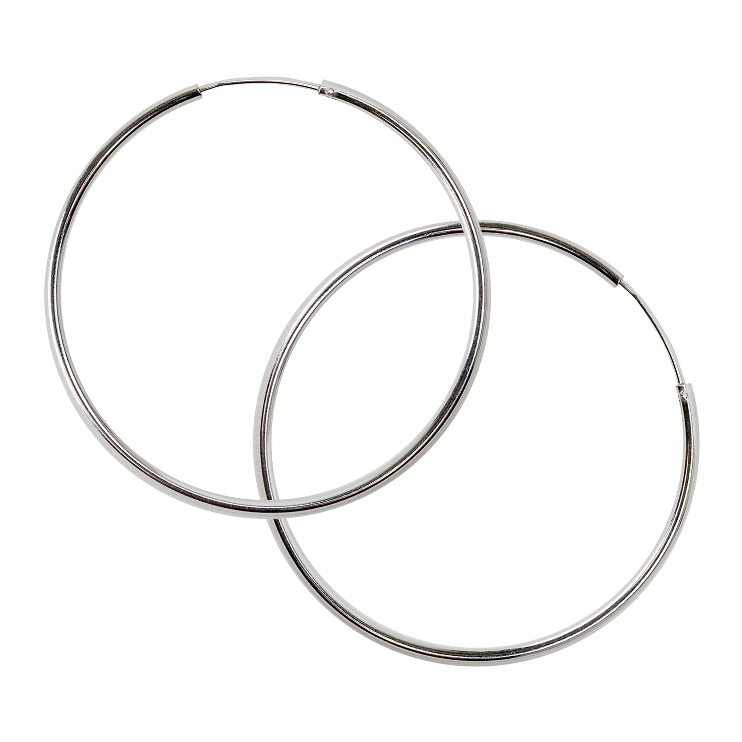 Sterling Silver Endless Hoops