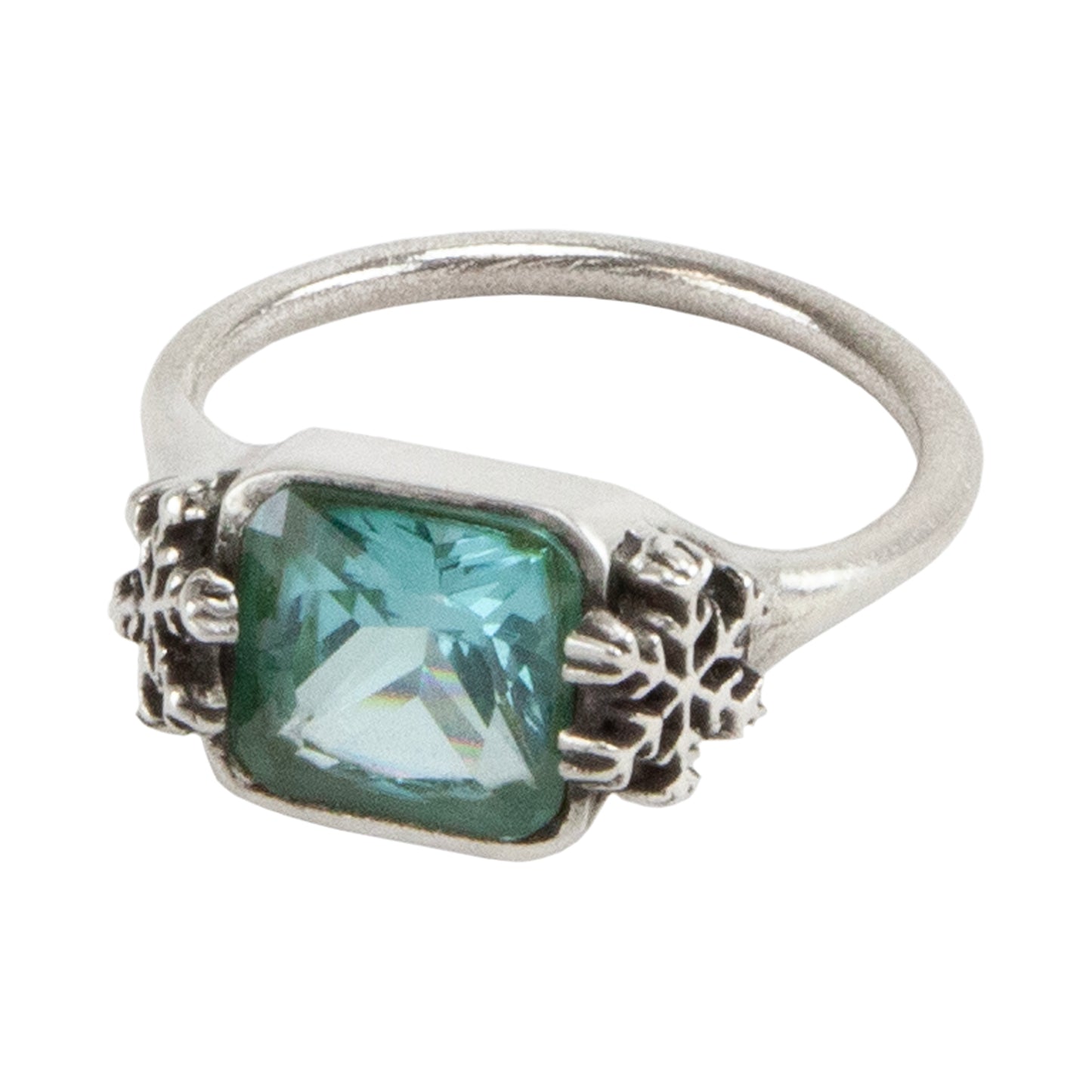 Finishing Touches Mold - Snowflake 1 ring with green cz