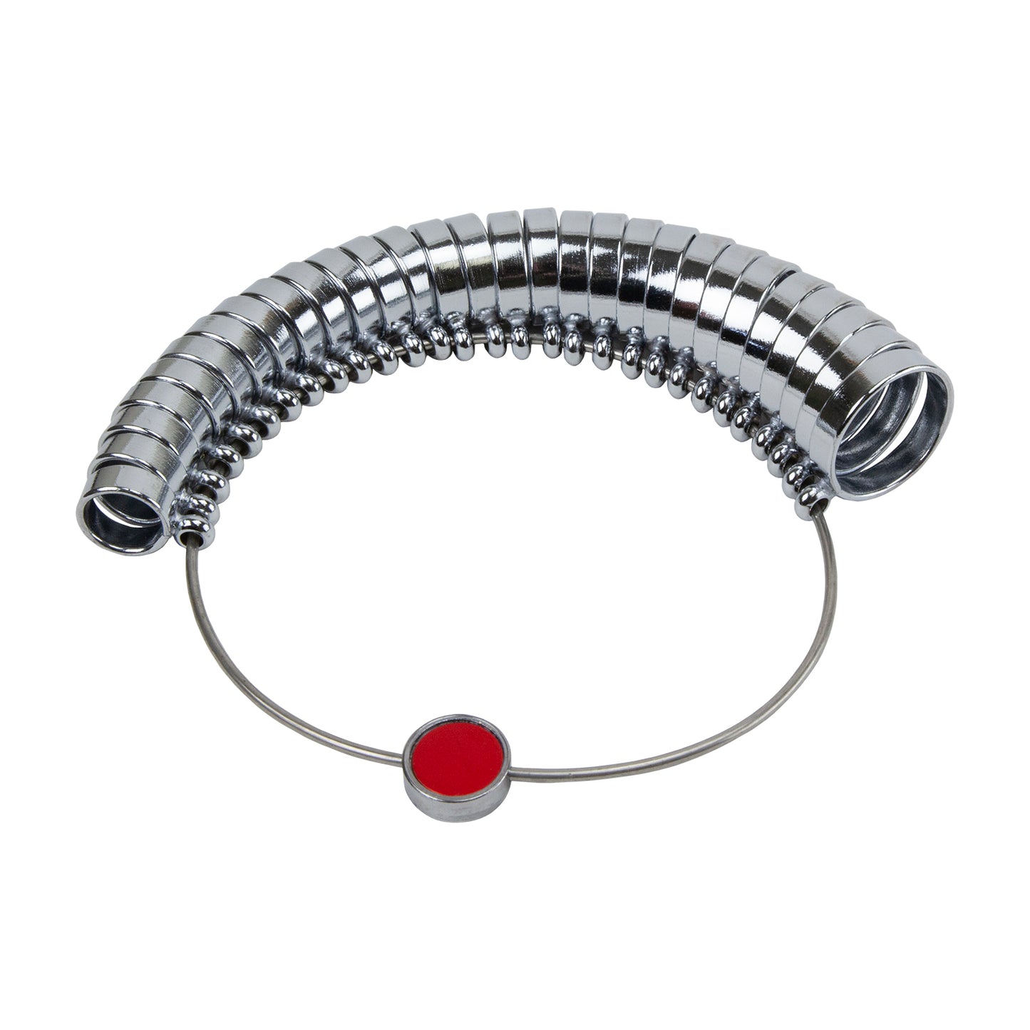 Wide Finger Gauge
7mm wide, nickel-plated brass bands. Use to find the correct ring size for a total of 29 rings. Includes half sizes.