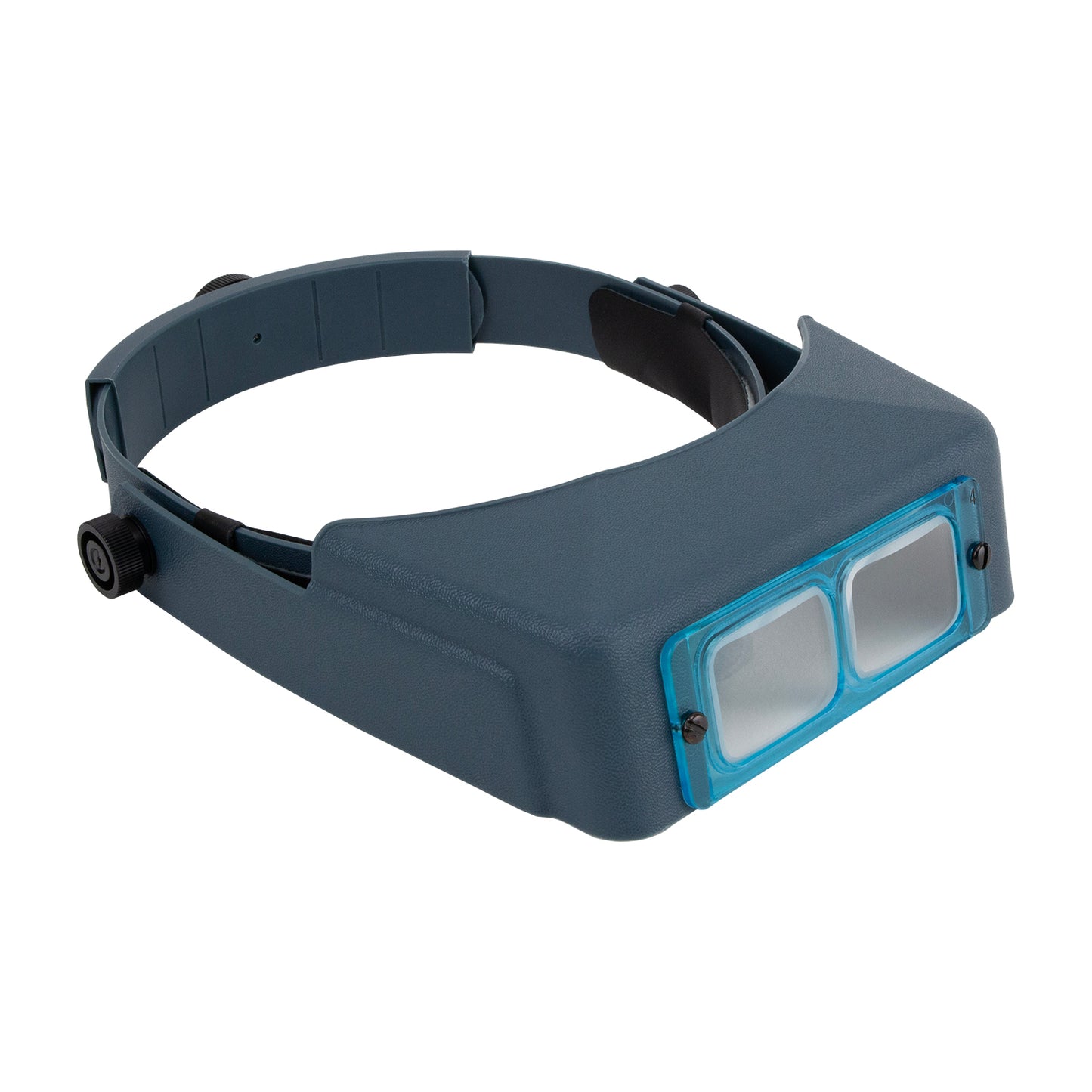 Optivisor 2X
Use to magnify work. Precision ground optics provide 2 times magnification at 10 inches. Optivisor is a precision binocular headband magnifier that provides unrestricted efficiency while reducing eye strain, leaves both hands free, and allows three dimensional vision. Can be worn over prescription or safety eyeglasses. Leather-lined headband adjusts to any head size. Lenses are crafted from the highest quality optical glass. Comes with a #4 lens. Magnification 2X at 10in. 