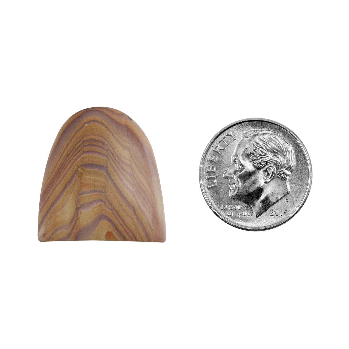 Rainbow Hickoryite - Freeform Cabochon 21mm x 19mm - Pkg/1