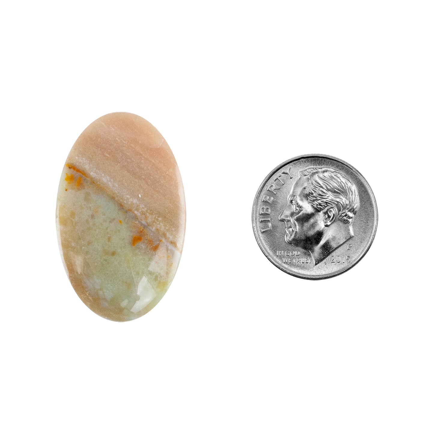 Silica Opalwood - Oval Cabochon 30mm x 18mm - Pkg/1