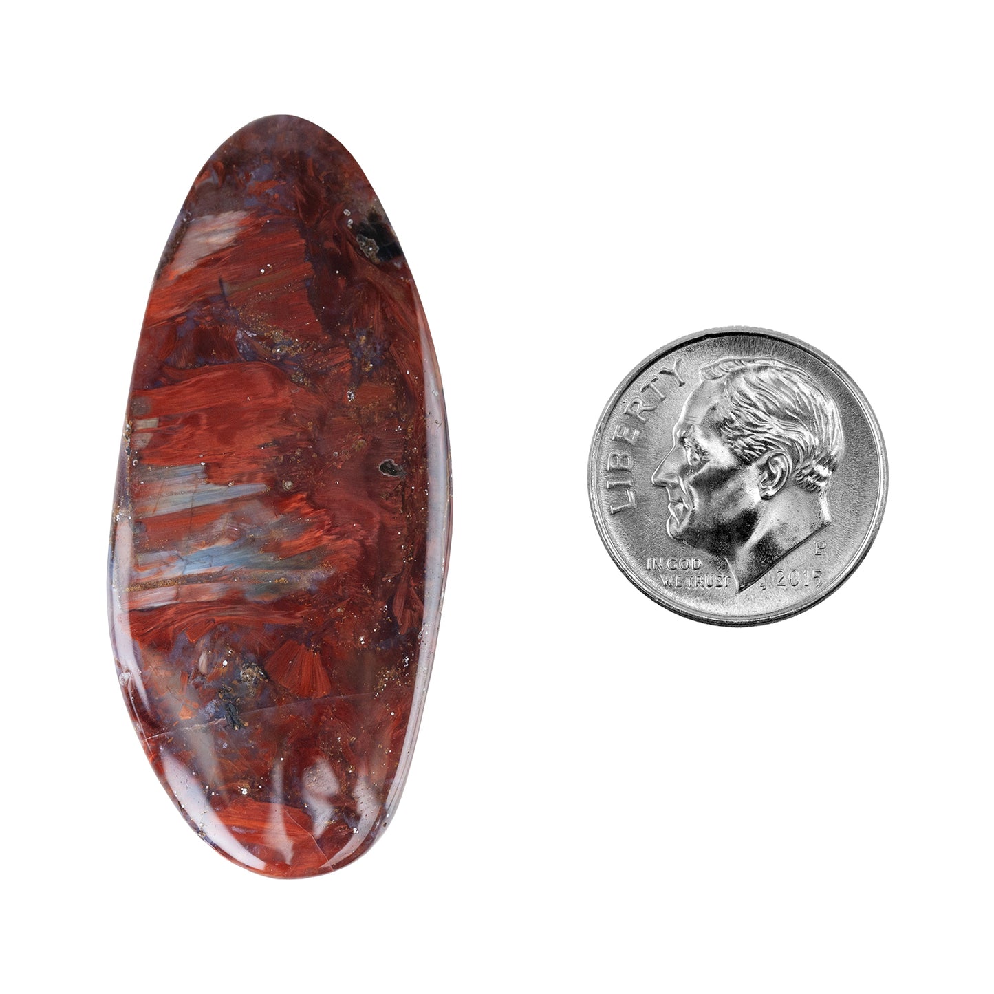 Pietersite Gemstone - Freeform Cabochon 45mm x 20mm Pkg/1