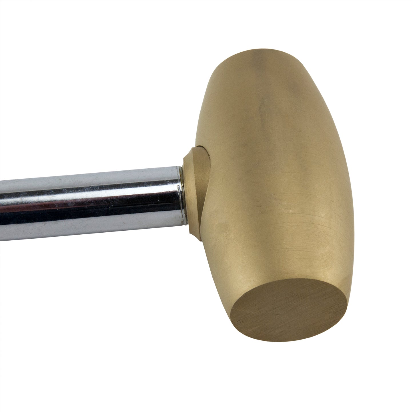 Hammer - Brass - 1 lb
Quality constructed 1 lb solid brass head hammer is perfect for hammering ferrous or non-ferrous metals and is excellent for stamping and dapping. Smooth brass head is secured on metal handle with comfortable grips.