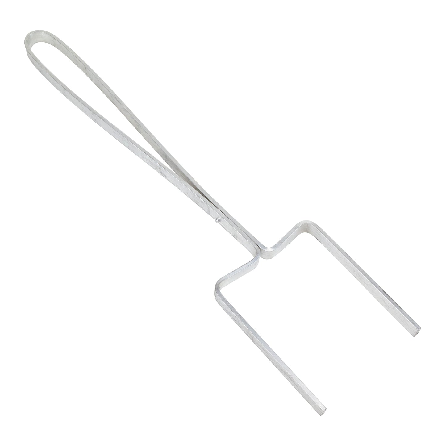 metal Enameling Fork Sturdy enameling fork for moving workpieces in and out of the kiln. When working with enamels, the work is inserted and removed at high temperatures. The 14" long handle maintains a safe distance from the heat.
