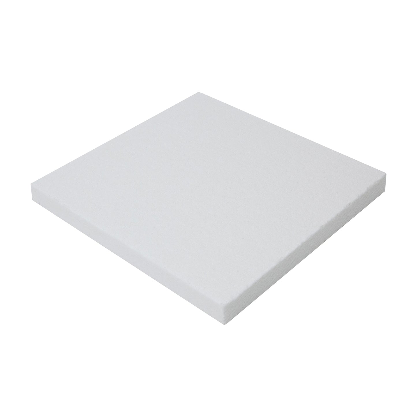 Kiln Shelf - Ceramic Fiber 6" x 6" x 1/2" Ready to use for soldering and torch firing. To use as a kiln shelf, first burn out the binders by firing the board alone at 1000°F for one minute. Leave the board to cool without opening the door. Kiln shelf is then ready to use. The kiln shelf can be heated up to 2300°F for continuous use.