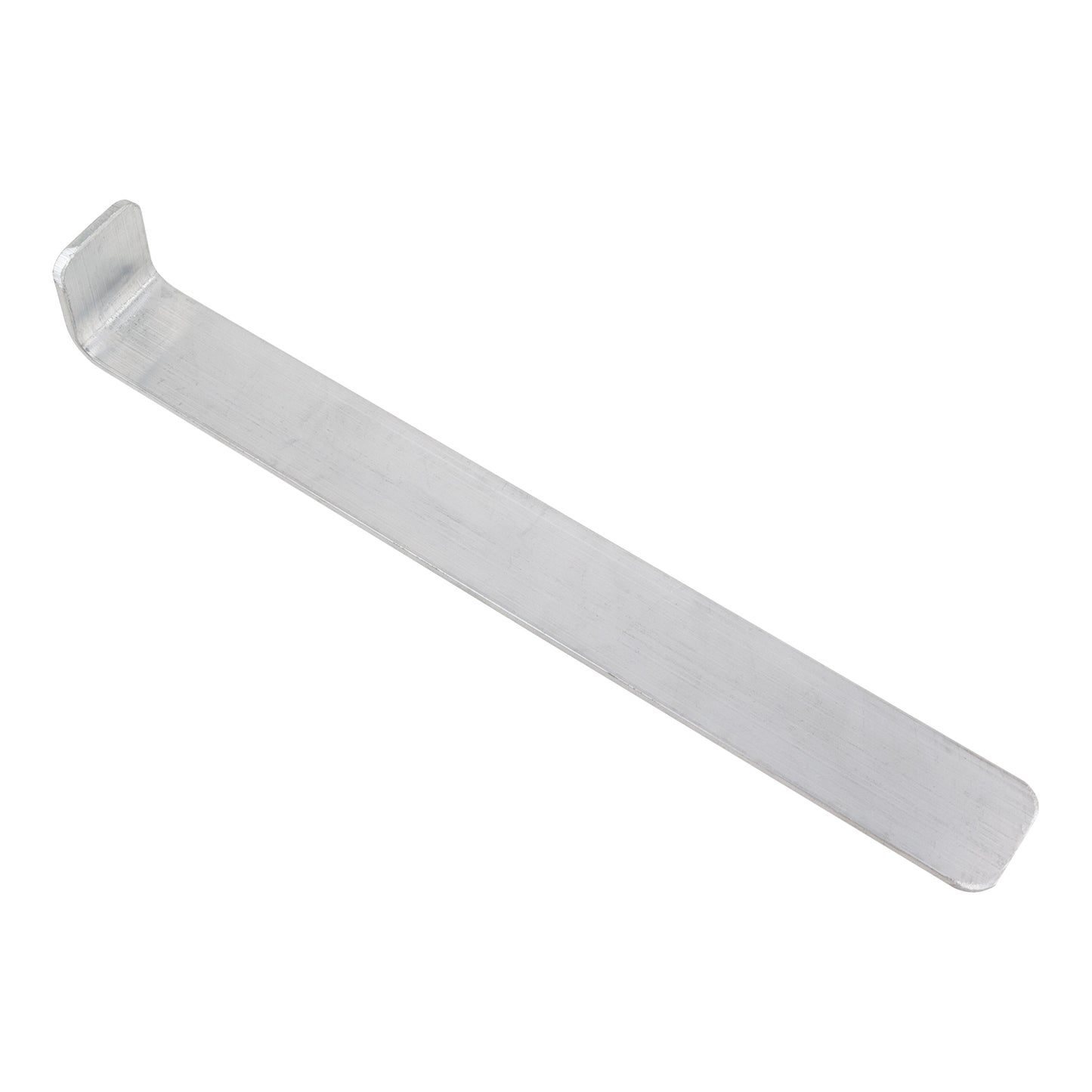 Ceramic Firing Vessel Pick-Up Tool
This aluminum pick-up tool was designed for the large ceramic firing vessel with lift catch. This simple tool makes loading and unloading a front-loading kiln easy. The tool is approximately 11" long x 1.5" wide.