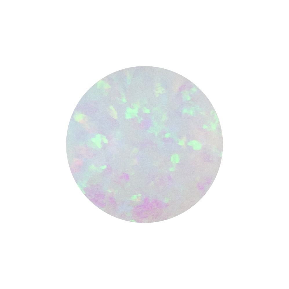 Imitation White Opal - Round