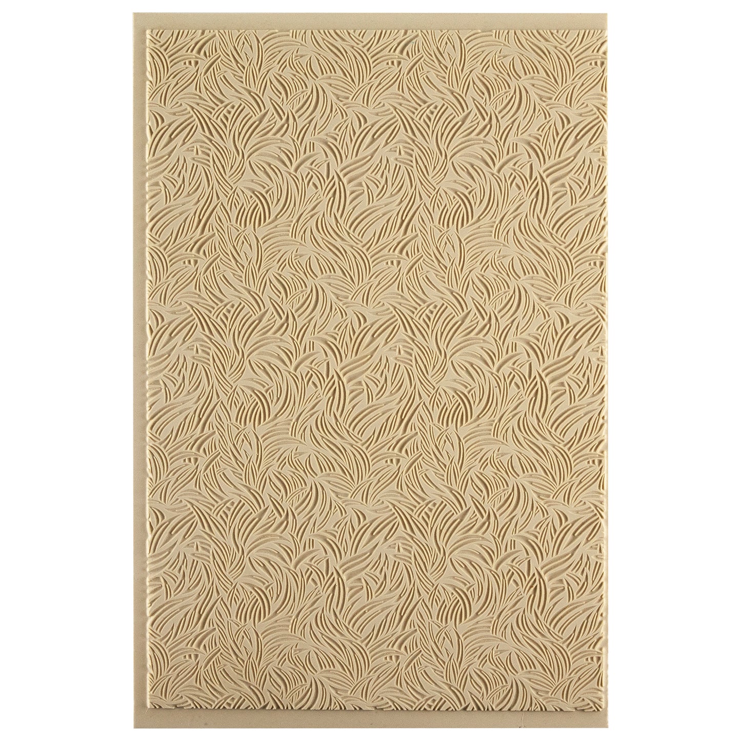 Mega Texture Tile - Grass Embossed. Use to impress texture in soft clays. Mega Texture Tiles are perfect for projects both large and small. Mega Tiles measure 9-1/4" x 6" and are about 7 times larger than Texture Tiles. These textures are flexible, washable and can be used with any soft clay.