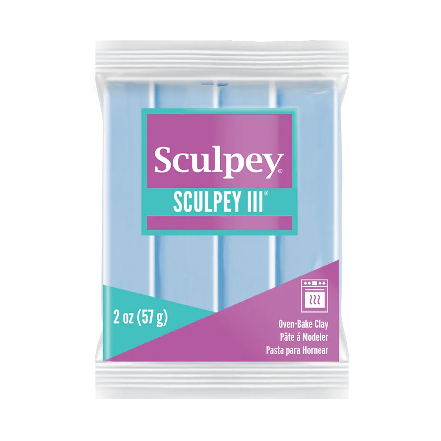 Sculpey III Polymer Clay - Sky Blue 2 oz block
