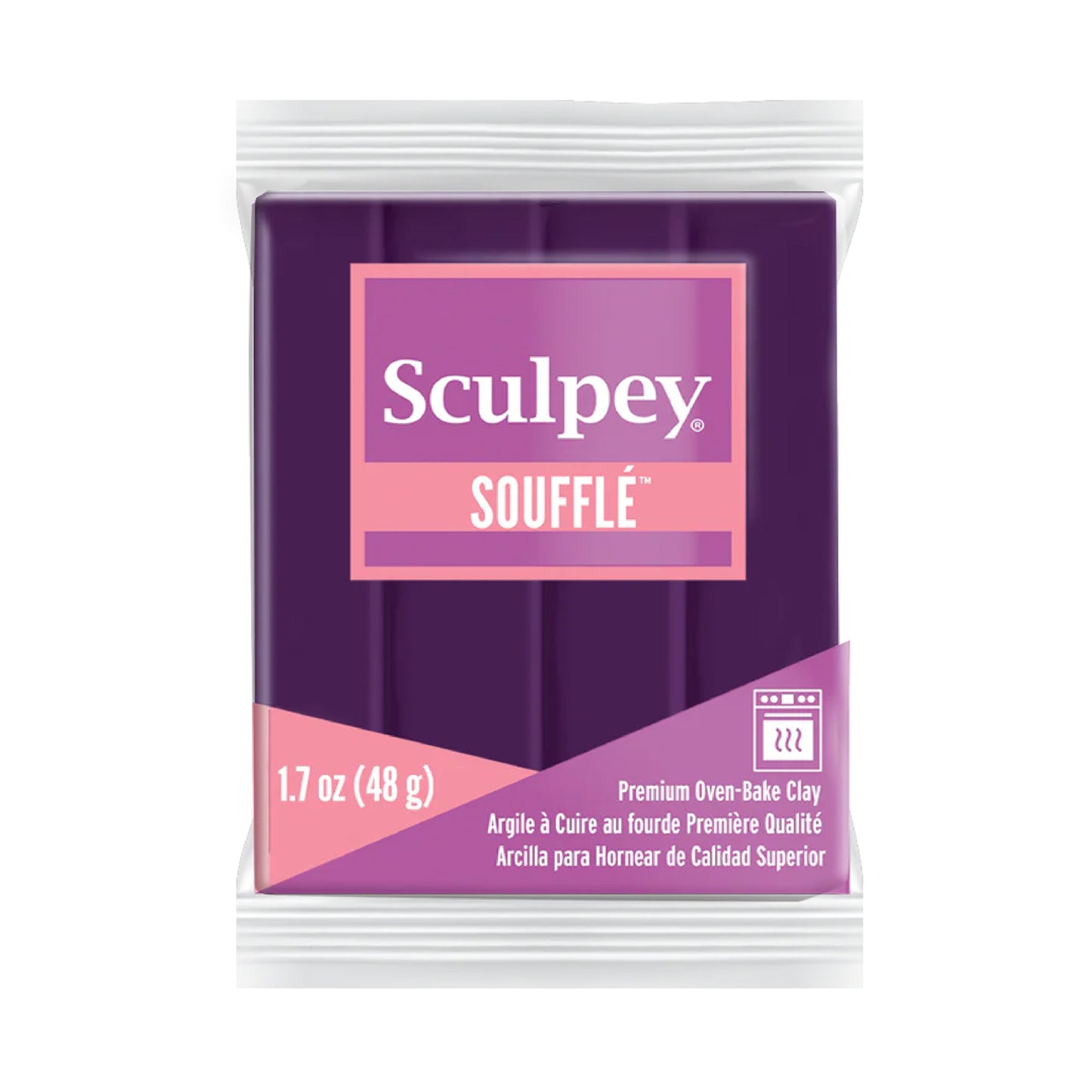 Sculpey Souffle Polymer Clay - Royalty 2 oz block