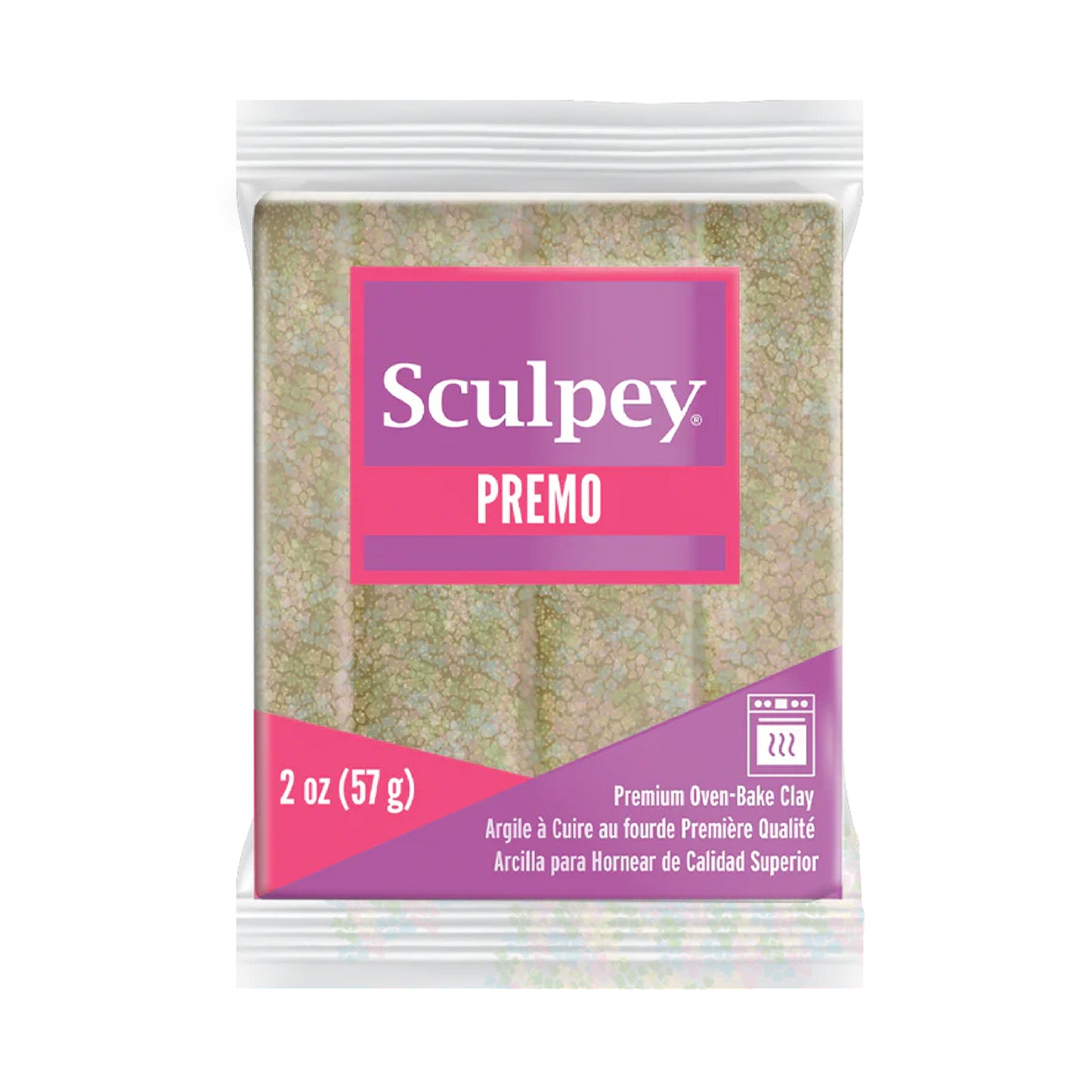 Premo Accent Sculpey Polymer Clay - Opal 2 oz Block