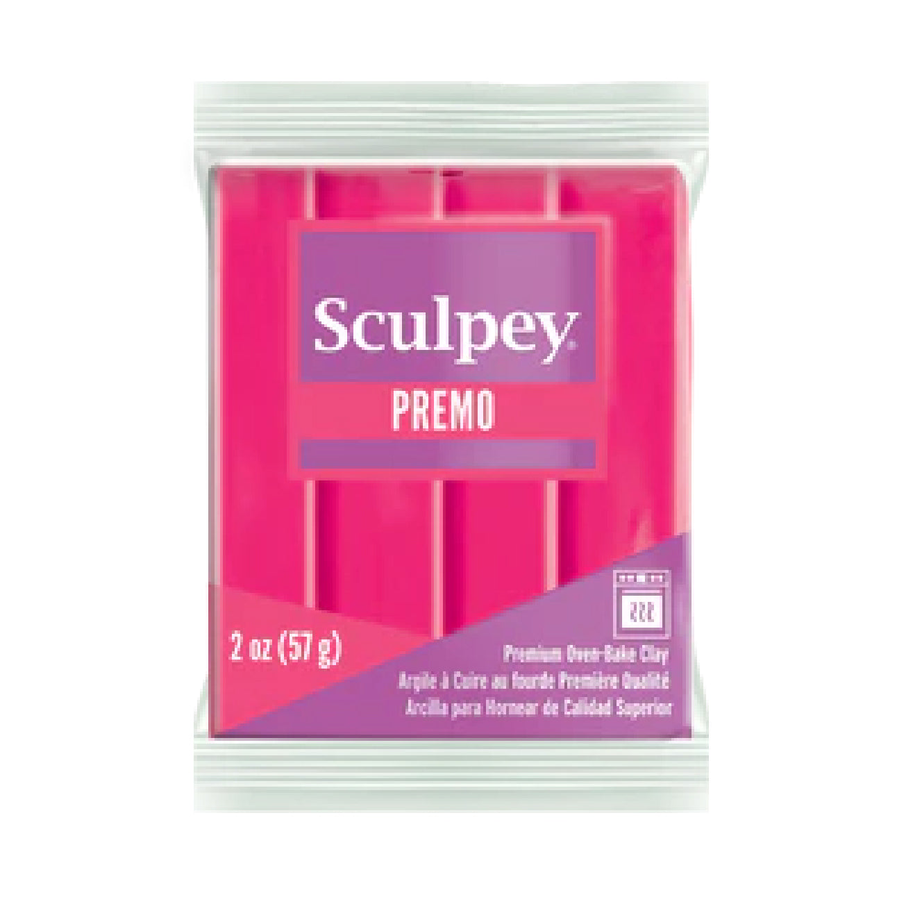 Premo Accent Sculpey Polymer Clay - Fluorescent Pink
