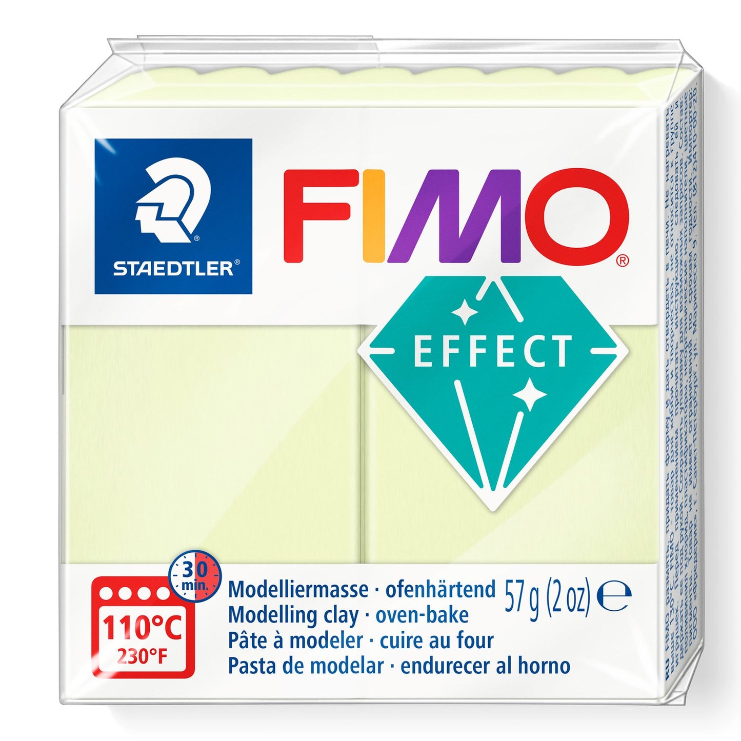 FIMO® Polymer Clay - Vanilla #105 2 oz block