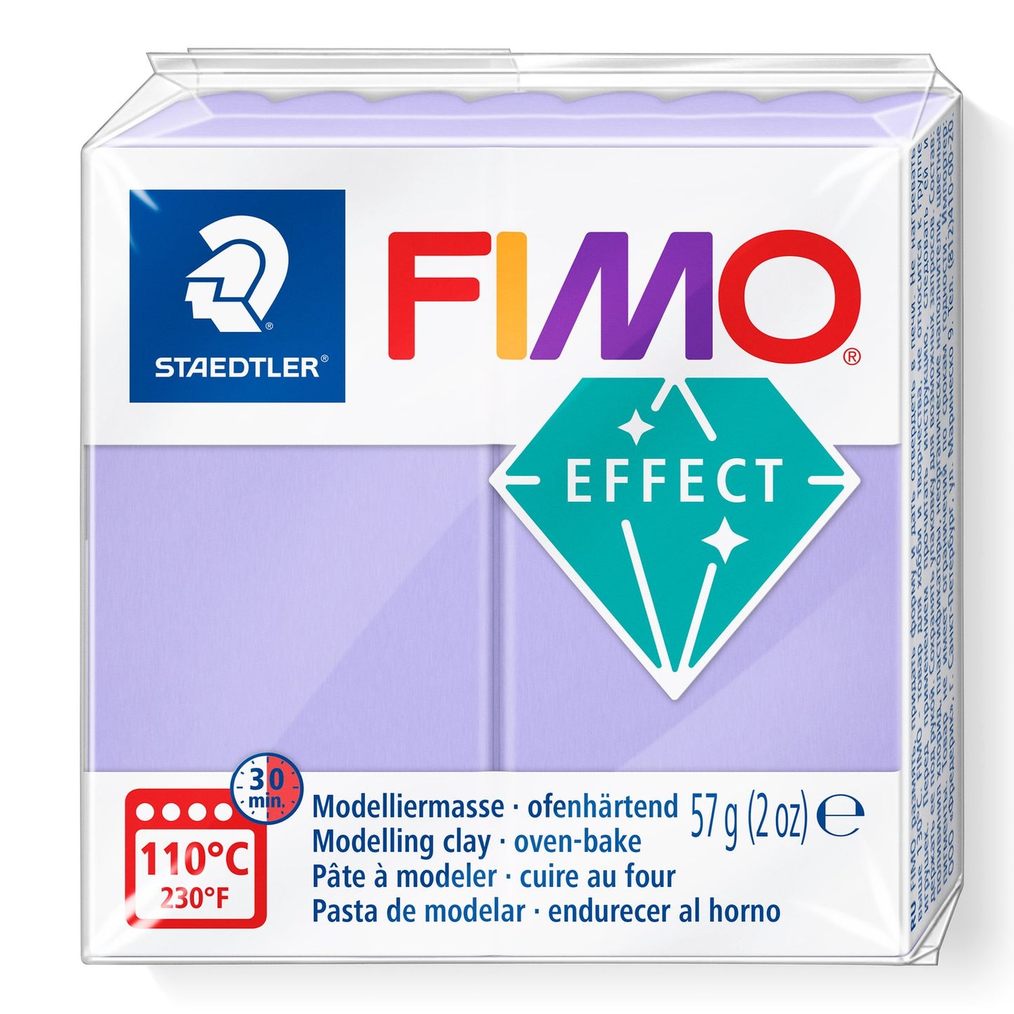 FIMO® Polymer Clay - Lilac #605 2 oz block