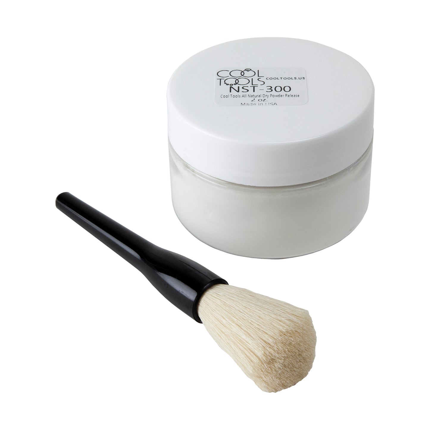 All Natural Dry Powder Release with Dusting Brush - 2 oz