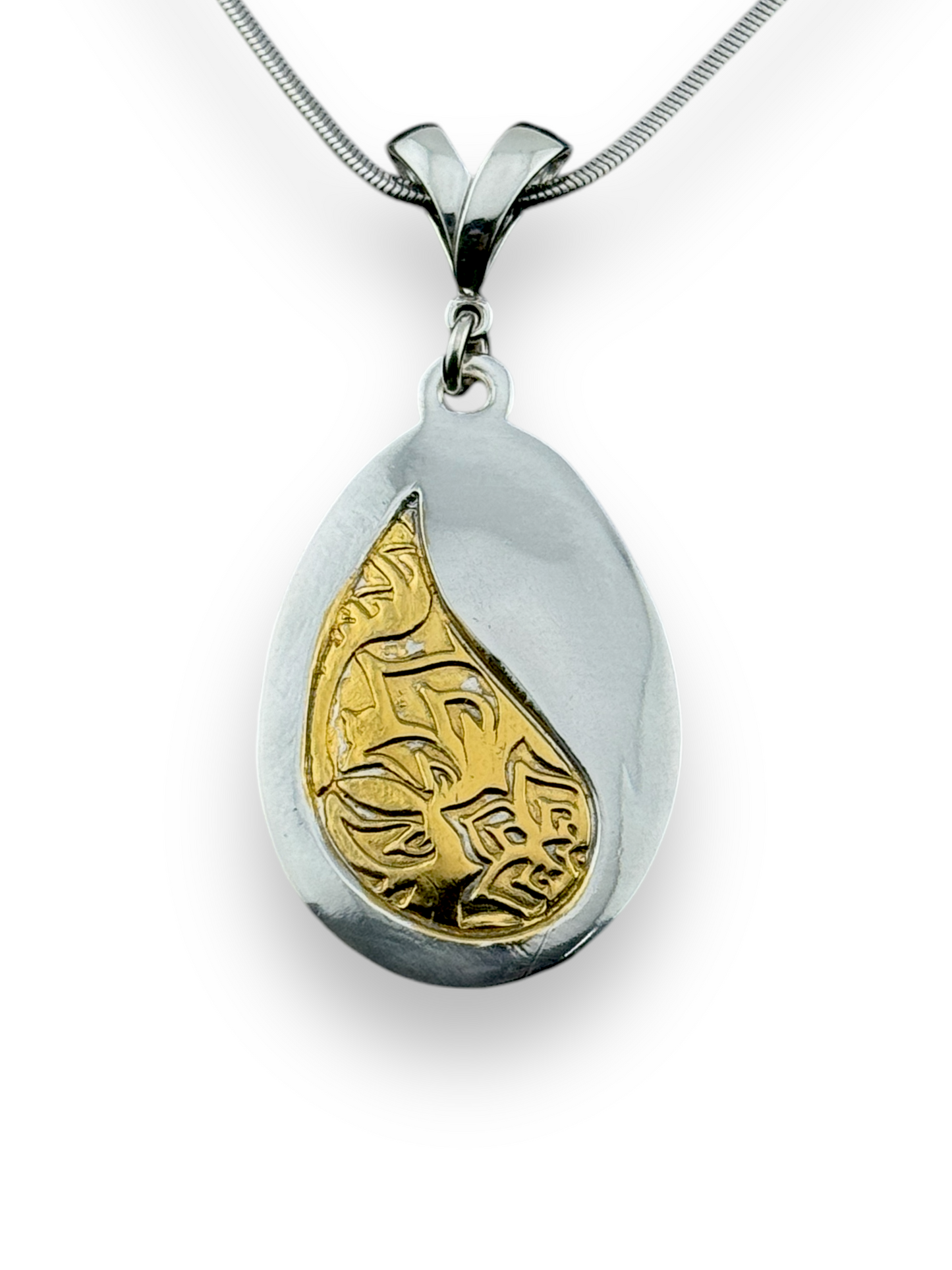silver and gold pendant sample of Pam East Template & Texture Set - Large Pendants - Set B
