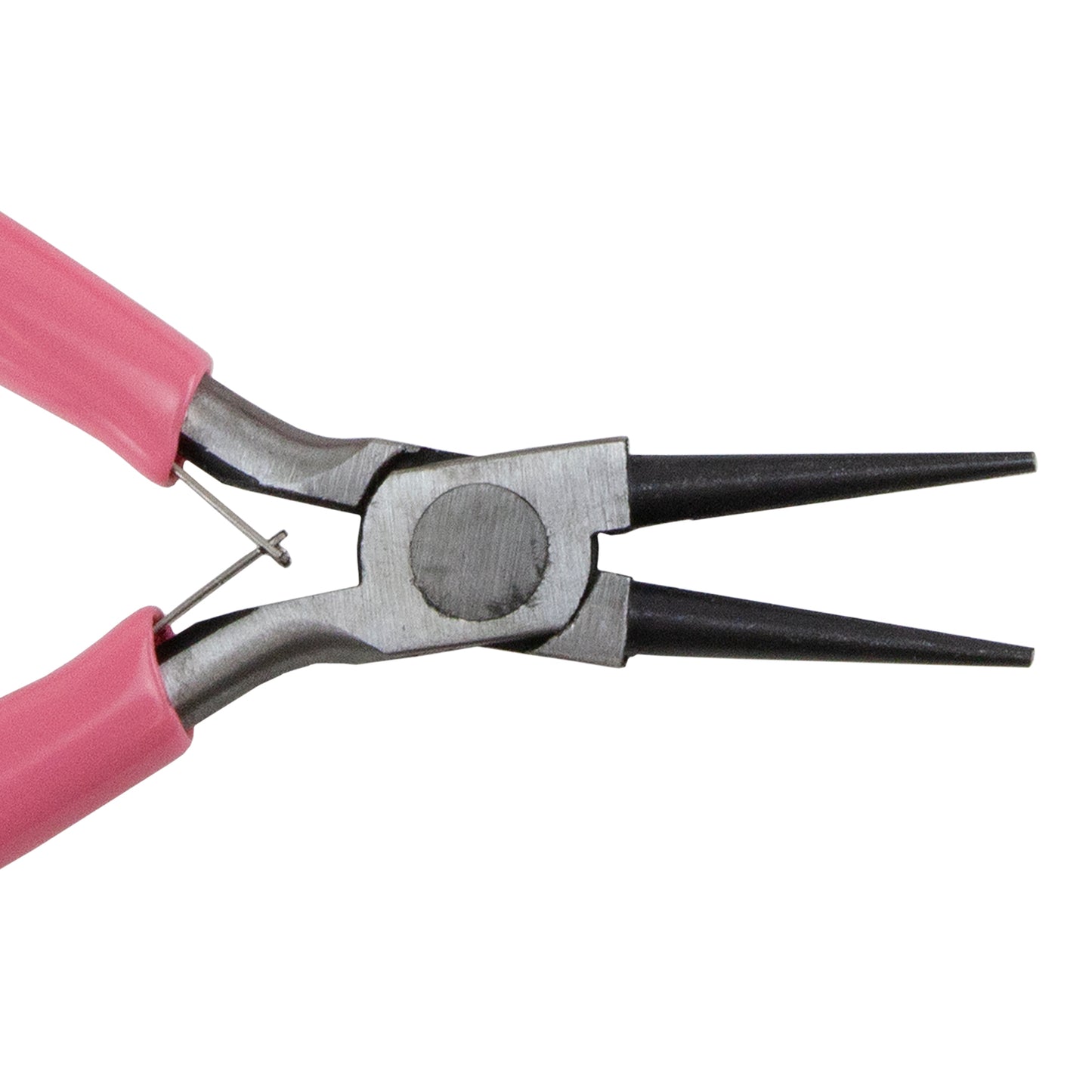 3 Piece Steel Plier Set - Round Nose, Side Cutter & Wire Cutting Round Nose with pink grips