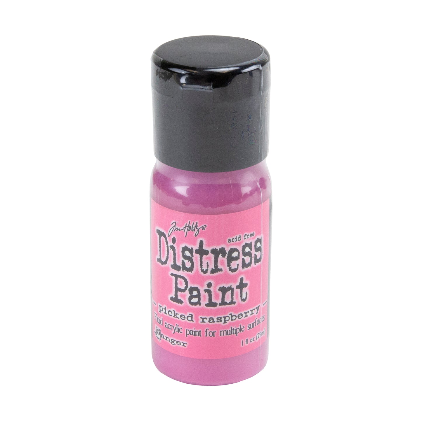 Bottle of Tim Holtz Distress® Paint - Picked Raspberry - 1oz
