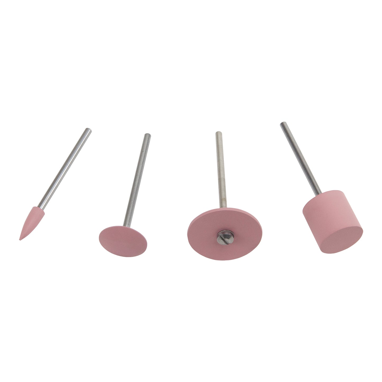 Silicone Polisher - Pink Barrel Set - Set of 4